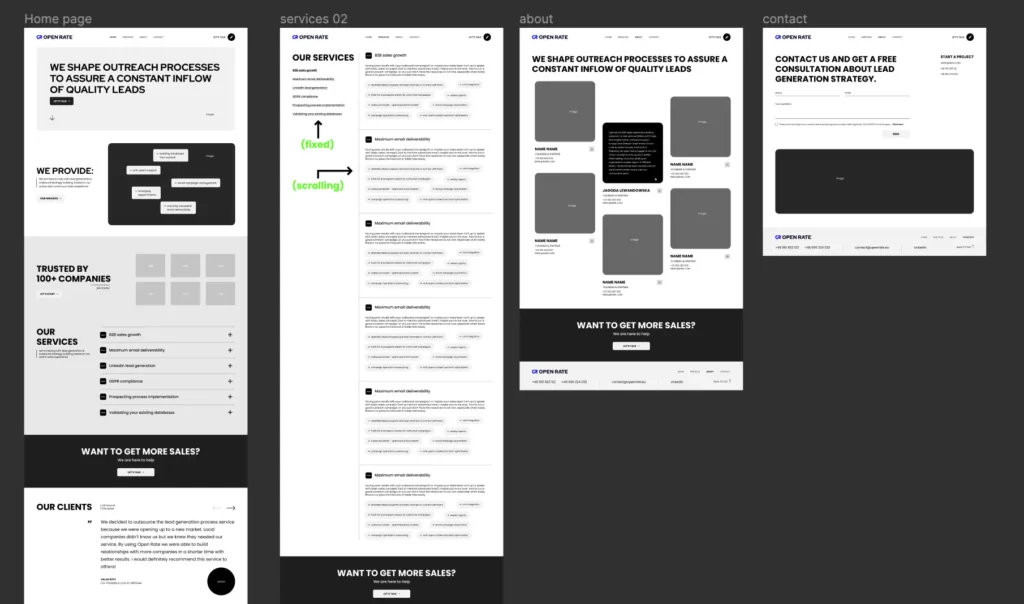 OpenRate webdesign by VDisain