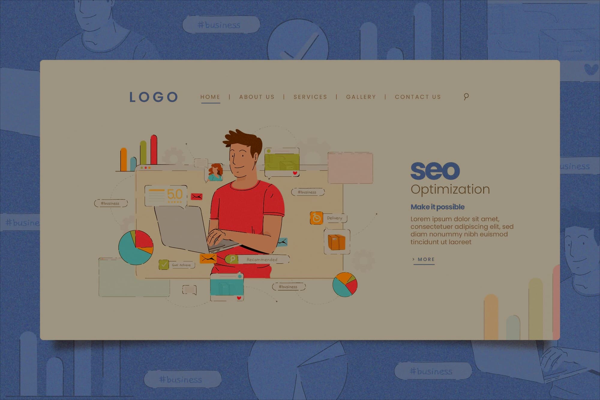 SEO-optimization makett VDisain