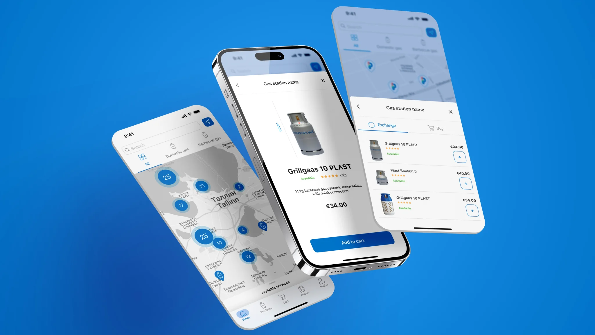 Propaan.ee mobiiläpp kujund